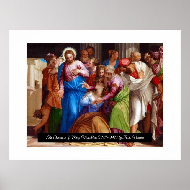 Conversion of Mary Magdalene Poster (Front)