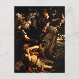 Conversion of St. Paul by Caravaggio Postcard