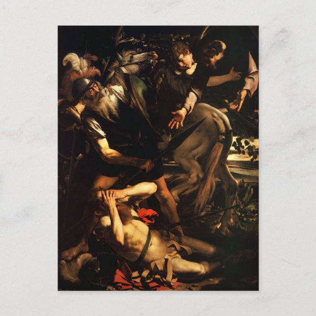 Conversion of St. Paul by Caravaggio Postcard (Front)