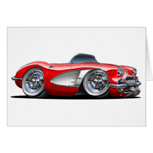 Convertible rouge de Corvette