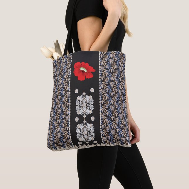 Convertible Tote Backpack | Leather & Canvas Bags (Close Up)