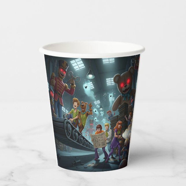 Conveyor Belt Catastrophe Paper Cups (Front)