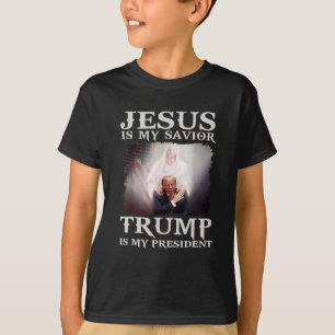 Convicted Felon Jesus Is My Saviour Trump Is My Pr T-Shirt