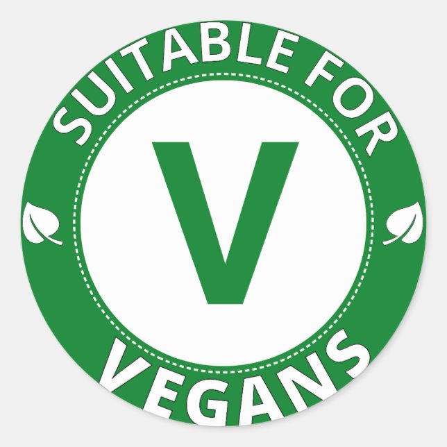 Convient pour Sticker Vegans (Devant)