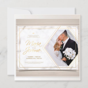 Convite de casamento- designer moderno, elegante. invitation
