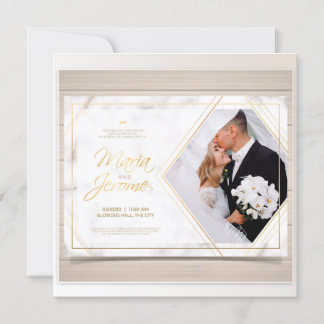 Convite de casamento- designer moderno, elegante. invitation