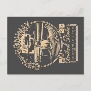 CONWAY ARKANSAS - CITY OF CONWAY VINTAGE POSTCARD