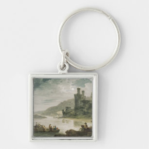 Conway Castle, 1794 Keychain