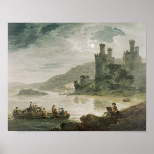 Conway Castle, 1794 Poster
