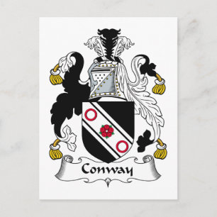 Conway Family Crest Postcard