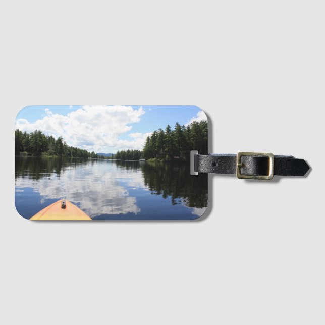 Conway Lake Kayak Luggage Tag (Front Horizontal)