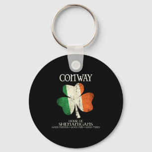 Conway Last Name Family Ireland Irish House Of She Keychain