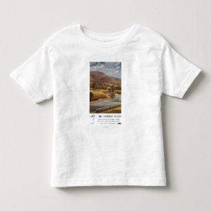 Conway Valley Scene British Railways Poster Toddler T-shirt