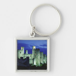 Conwy Castle, Gwynedd, Wales Keychain