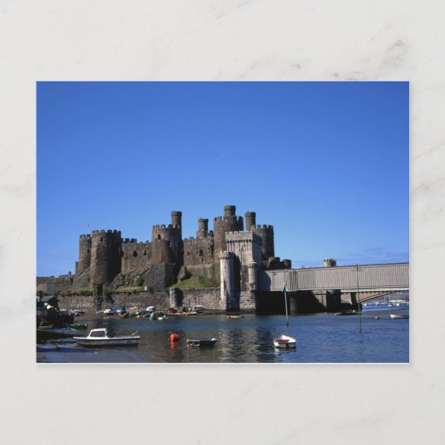 Conwy Castle North Wales Postcard (Front)