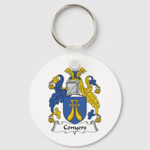 Conyers Family Crest Keychain