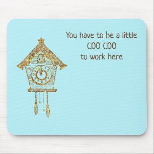 Coo Coo Clock Mousepad