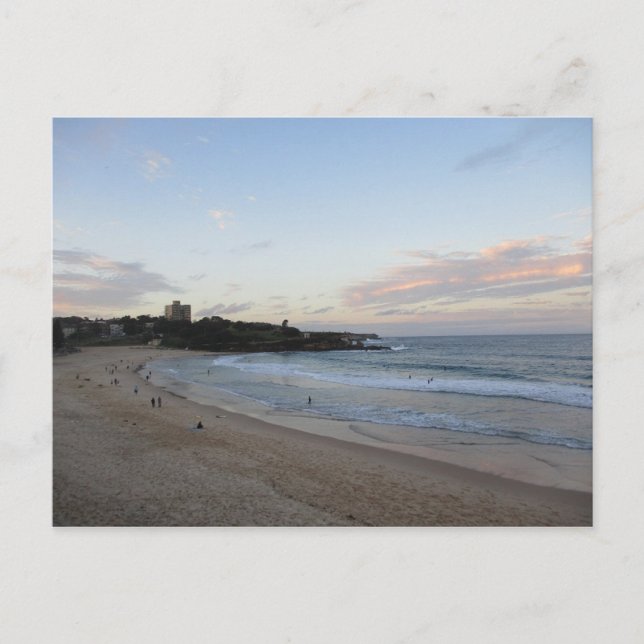 Coogee Beach sur une carte postale d'automne après (Devant)