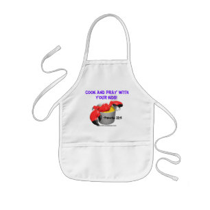Cook and Pray with your kids Customize it Apron