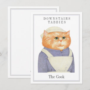 COOK CAT 4.5x6.25 Flat Card + Text 