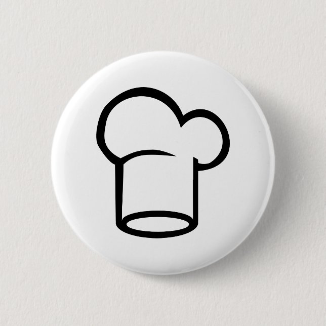 Cook - Chef 2 Inch Round Button (Front)