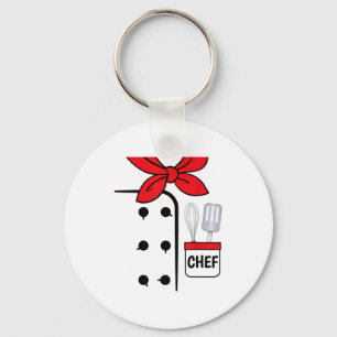 Cook Chef Coat Costume Funny Halloween Shirt Kids  Keychain