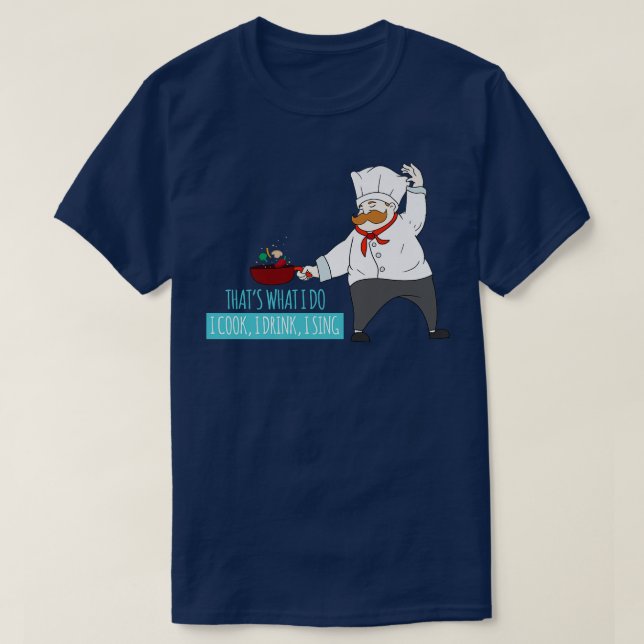 Cook Cooking ChefT-Shirt T-Shirt (Design Front)