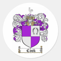 COOK FAMILY CREST - COOK COAT OF ARMS