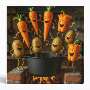 cook happy vegetables binder