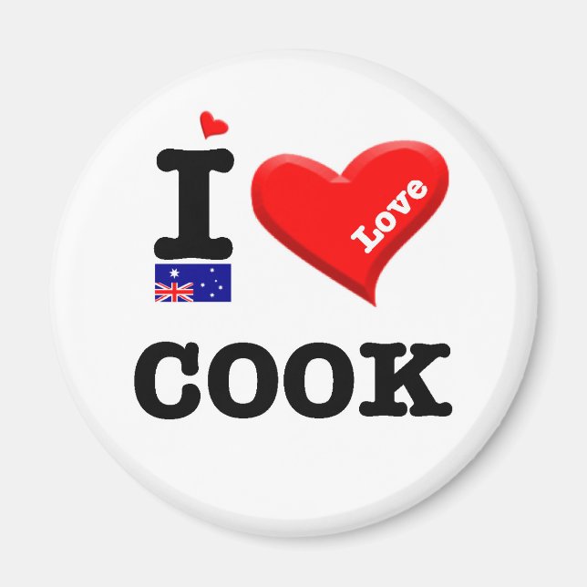 COOK - I Love Magnet (Front)