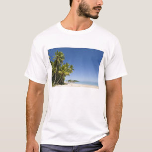 Cook Islands, Aitutaki. Polynesian canoe tour to T-Shirt