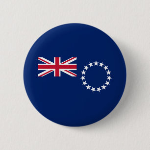 Cook Islands Flag 2 Inch Round Button