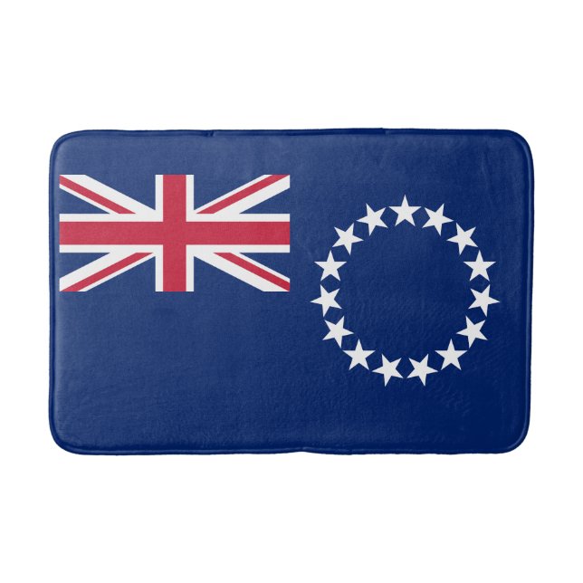 Cook Islands Flag Bath Mat (Front)