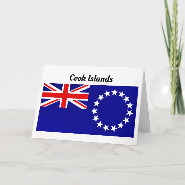 Cook Islands flag Card (Front)
