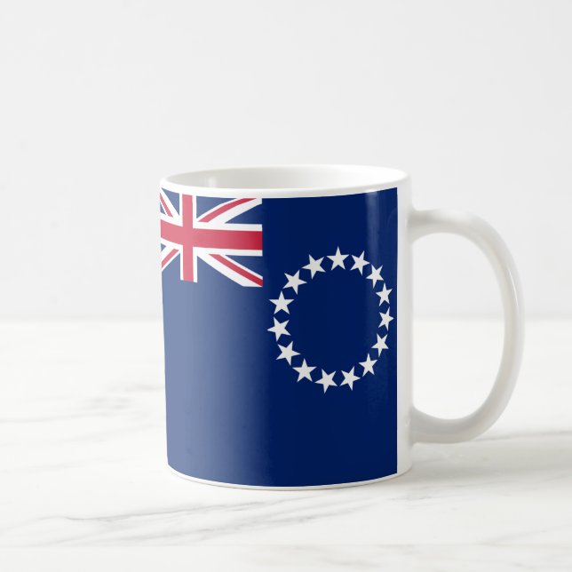 Cook Islands Flag Ceramic Mug (Right)