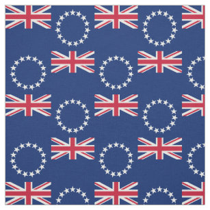 Cook Islands Flag Fabric