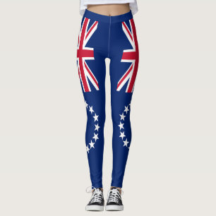 Cook Islands Flag Leggings