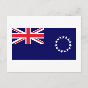 Cook Islands Flag Postcard