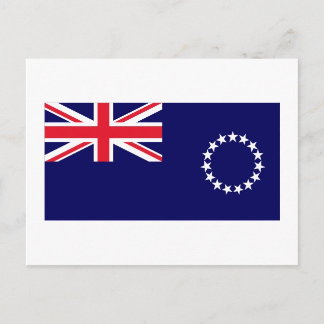 Cook Islands Flag Postcard (Front)