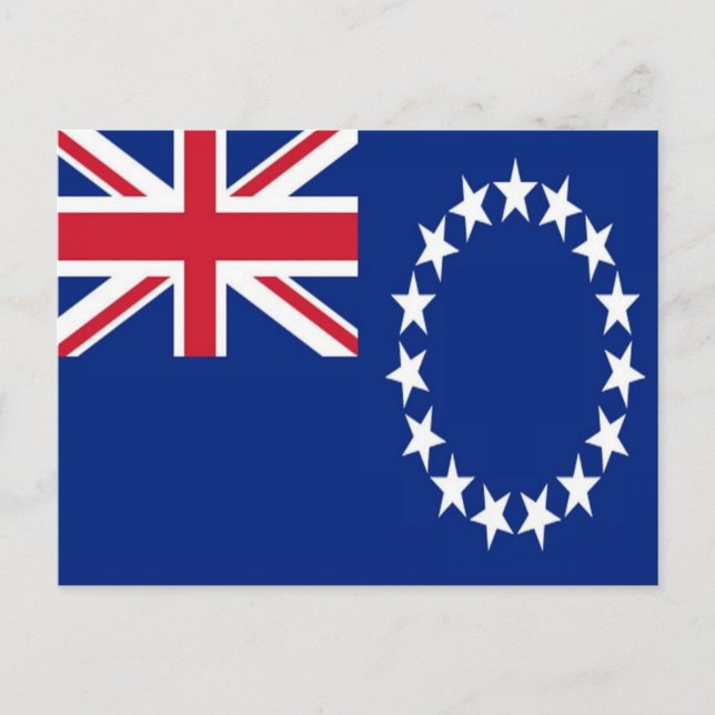Cook Islands - Flag - Postcard (Front)
