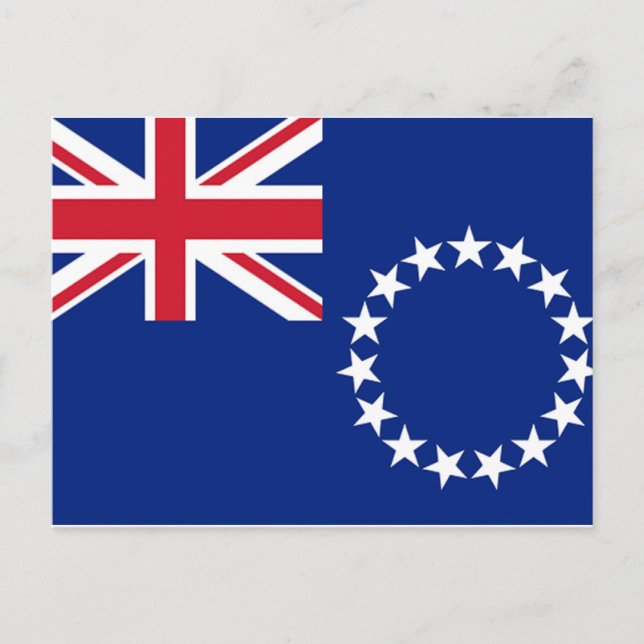 Cook Islands Flag Postcard (Front)