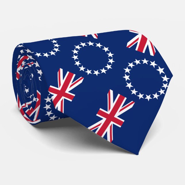 Cook Islands Flag Tie (Rolled)