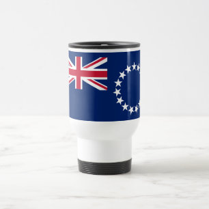 Cook Islands Flag Travel Mug