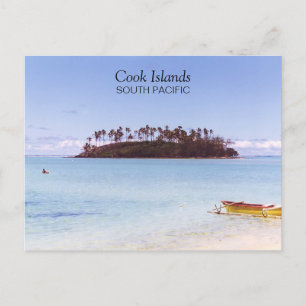Cook Islands South Pacific Photo Circa 1998 Postcard