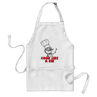 Cook Like a Sir MEME Apron