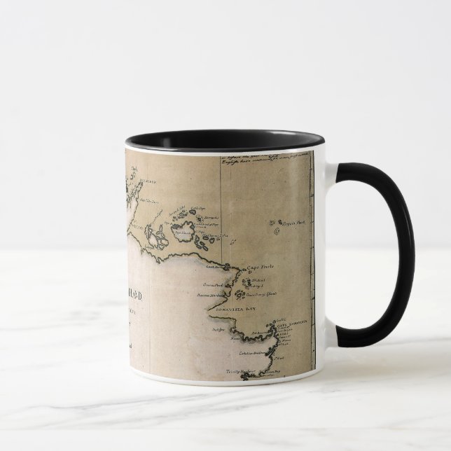 COOK: NEWFOUNDLAND, 1763 MUG (Right)