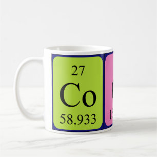 Cook periodic table word mug