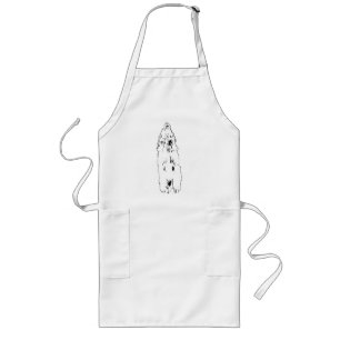 Cook steady, golden form long apron