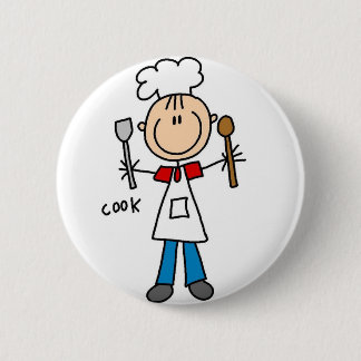Cook Stick Figure Button