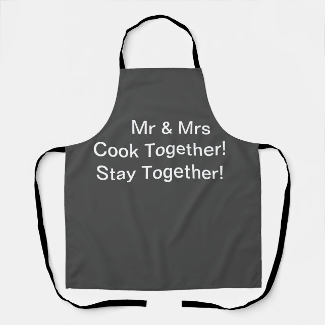 Cook Together Couples Apron  (Front)